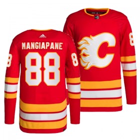 Män Ishockey Calgary Flames tröja Andrew Mangiapane 88 Adidas Röd Authentic